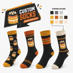 Bulk Order B2B Order Friendly Private Label Custom Socks No Minimum for Boutique Brand Orders