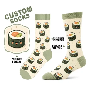 Bulk Order High Elastic Soft Touch Private Label Custom Socks for B2B Custom Orders