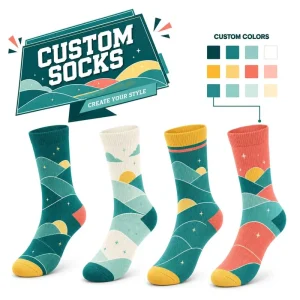 Bulk Order Quality Control Stable Supply Custom Socks Manufacturer for OEM ODM Sock Lines