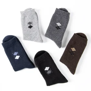 Bulk Supply of High Quality Men’s Winter Warm Socks Soft Rabbit Wool Socks for Men Extremely Comfortable Cold Weather Socks