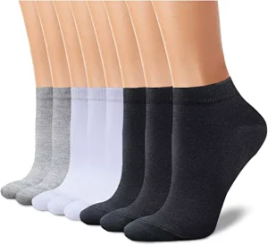 Bulk Women Non Slip Cotton No Show Boat Socks Classic Low Cut Casual Plain Color Ankle Socks