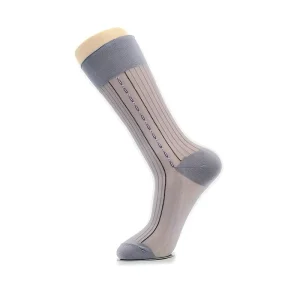 Business-Style Striped Mid-Tube Thick Men’s Sports Socks for Summer Breathable Quick-Dry Old-Fashioned Crew Bottom Logo Spring
