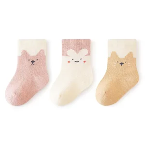 Calcetines Breathable Cotton Cartoon Tube Baby Newborn Infant Socks