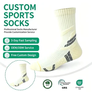 Calcetines Deportivos Men’s Crew Striped Knitted Basketball Socks Towel Bottom Breathable Quick Drying Cuff Spring ODM