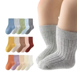 Calcetines Para Nios Solid Newborn Baby Cotton Baby Girl Boy Children Socks