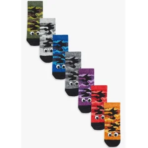 Camouflage color baby socks newborn children’s cotton toddler ankle socks
