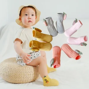 Cartoon Doll Loose Baby Shoes Socks 0-1 Years New Born Baby Socks Baby Anti slip Socks