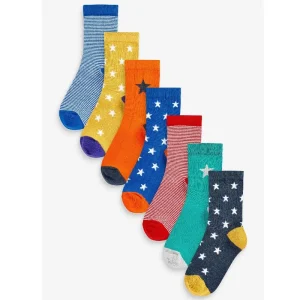 Cartoon pattern baby boy socks newborn children’s cotton star toddler crew socks