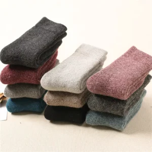 Cashmere Wool Socks Thick Women Men Oem Hiking Thermal Warm Wool Sock