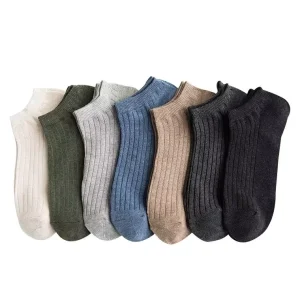 Casual Dress Custom Logo Low Cut Cotton Ankle Socks