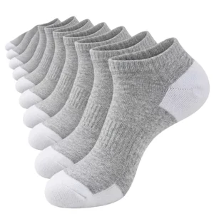Casual Men’s Ankle Socks Spandex Polyester Blend Low Cut Comfort Cushion Breathable Daily Wear Athletic Autumn Imported Socks