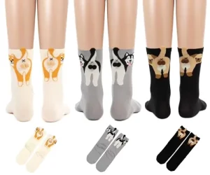 Casual Women’s Socks in Standard Thickness Comfortable Cotton Socks for Daily Wear