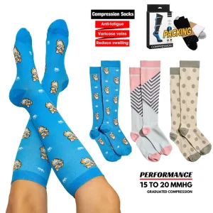 Chaussettes De Compression Personnalisables Sport Running Pour Hommes