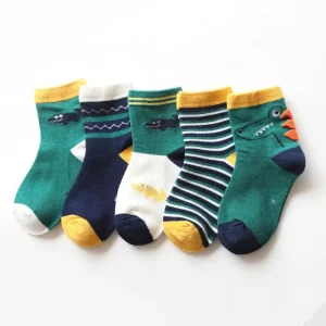 Children Cartoon Combed Cotton Soft Socks Unisex