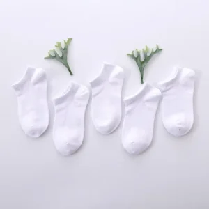 Children Low Cut Socks Boys Girls White Ankle Socks Soft Newborn Baby Comfortable Boat Sock Kids School Sport