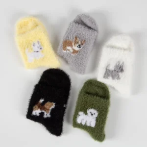 Children Plush Socks High Quality Cotton Blend Baby Warm Autumn Thick Anti-Bacterial Custom Animal Designs Kids Girls Boys