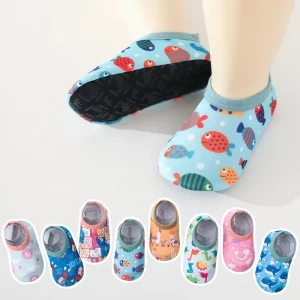 Children Swimming Surf Sports Sneakers Summer Boy Girl NonSlip Aqua Swim Socks Baby Kids Cartoon Animal Pool Beach