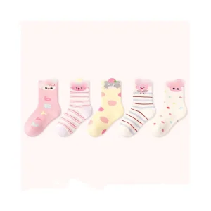 Children’s Autumn and Winter Socks Infant Cotton Sock Baby Warm Terry Socks