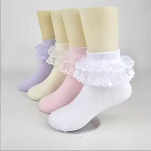 Children’s Breathable Sock Sweat Latin Dance Socks Girls Soft Dance Training Socks