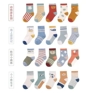 Children’s Cape Socks Boys and Girls Tube Socks Crew Cute Kid Socks