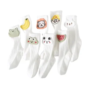Children’s Cartoon Socks Casual Anti Slip Breathable Stockings Sustainable and Anti Bacterial for Autumn Season