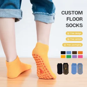 Children’s Crew Yoga Floor Socks Summer Knitted Anti Bacterial Non Slip Trampoline Early Education Children Parents Friendly