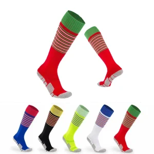 Children’s Knee-High Football Socks Knitted Towel Bottom Elementary School Students Gear Bulk Training Purchases for Schools