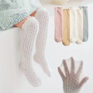 Children’s Knee High Socks Baby Knit Knee Socks