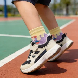 Children’s Short Casual Socks Knitted Breathable Ankle Socks for Boys Girls