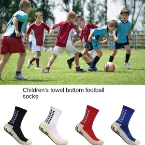 Children’s Soccer Socks Anti-Slip Sweat-Absorbent Sports Socks Towel Bottom Thick Football Training Socks Teen KID