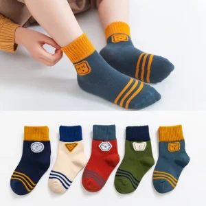 Children’s Socks Autumn Winter New Mid tube Socks Cute Cartoon 1 12 Years Old Boys Girls Baby Socks