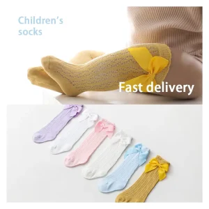Children’s Socks Fall Cute Cartoon Lace Girl Socks Combed Cotton Boneless Baby Sports Socks