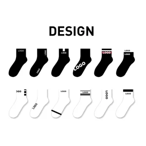 Christmas Gift Men’s Socks Casual Breathable Custom Logo Bamboo Ankle Socks Low Cut Men Short Socks