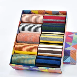 Classic Men’s Funny Business Dress Crew Colorful Compression Funny Cotton Socks Men’s Socks