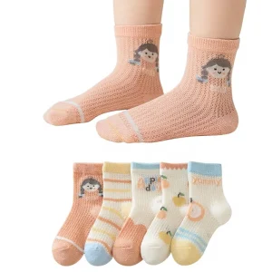 Classic Polka Dot Kids Socks Cotton Socks for Baby and Toddler