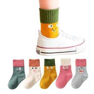 Colorful Cartoon Animal Boys and Girls Cotton Children’s Ankle Socks