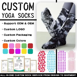 Colorful Casual Women’s Cotton Cartoon Pattern Anti Slip Breathable Ankle Socks for Yoga Outdoor Spring Use
