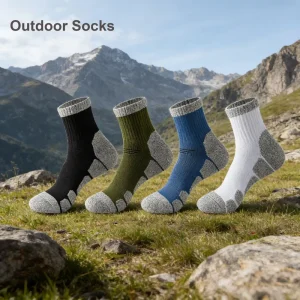 Colorful Quality Comfortable Soft Warm Terry Sole Thick Thermal Winter Quarter Outdoor Socks