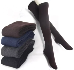 Colorful Winter Warm Thickened Towel Socks Cozy Soft for Winter Indoor
