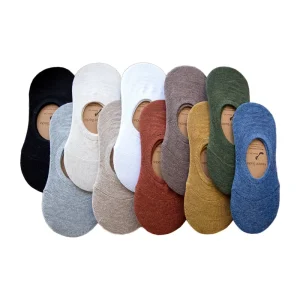 Combed Cotton Invisible Socks Short Summer No Show Socks for Men Women
