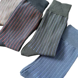 Comfortable OEM Crew Dress Socks Men Spandex Cotton Breathable Anti Slip Sweat Absorbent Daily Use Autumn Season