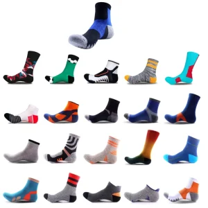 Compression Crew Running Socks Athletic Socks for Men Women with Cushion 3 Pairs Work Hiking Basketball Sport Socks