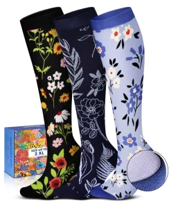 Compression Knitted Socks Compression Socks 15 20 Mmhg Athletic Compression Socks