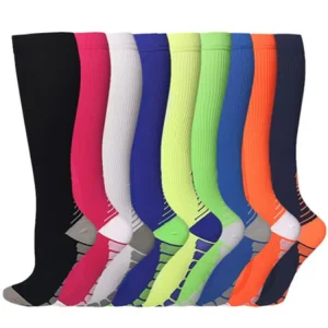 Compression Running Socks Knee High Compression Socks for Men and Women Customized Sport Stocking Socks