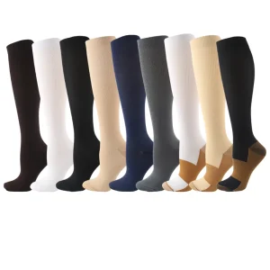 Compression Socks 15-20 MMHg Compression Socks Women Men Circulation for Running Athletic