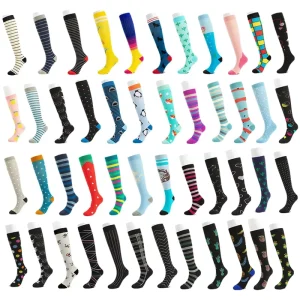 Compression Socks Sports Football Soccer Sock Flight Travel Nurses Running Athletic Cycling Socks