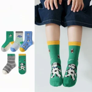 Comston Hand Drawn Anti-Bacterial Breathable Anti-Slip Cute Disposable Eco-Friendly Casual Diabetic-Friendly Sporty Quick Socks