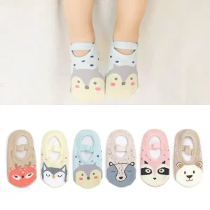 Cotton Anti Slip Animal Sock Baby Shoe Socks