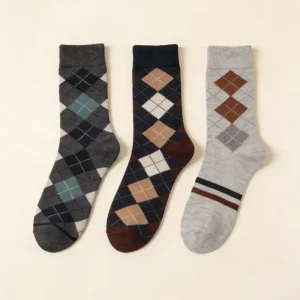 Cotton Breathable Mid Tube Socks Antibacterial Casual Men’s Luxury Seamless Eco Friendly Winter Socks