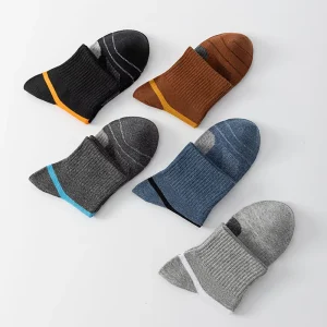 Cotton Knitted Crew ODM Youth Breathable Outdoor Sports Men’s Socks